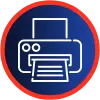 Icono de impresora de sublimación