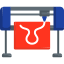Icono de plotter de corte