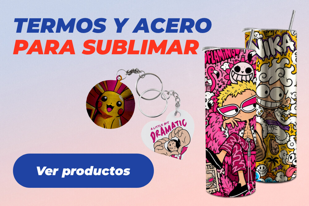 Termos y acero para sublimar